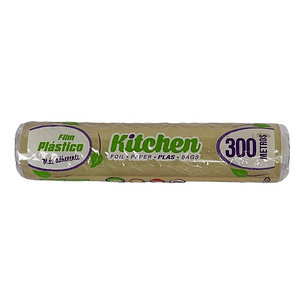 Film Alusa Plástico Transparente Cocina Pvc 30 Cm X 300 Mt