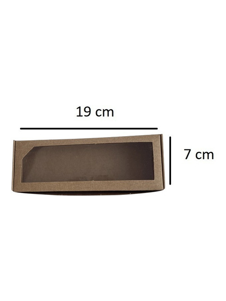 5 Cajas De Cartón Kraft Multiuso Autoarmable 19x7x4cm  N°3a 1
