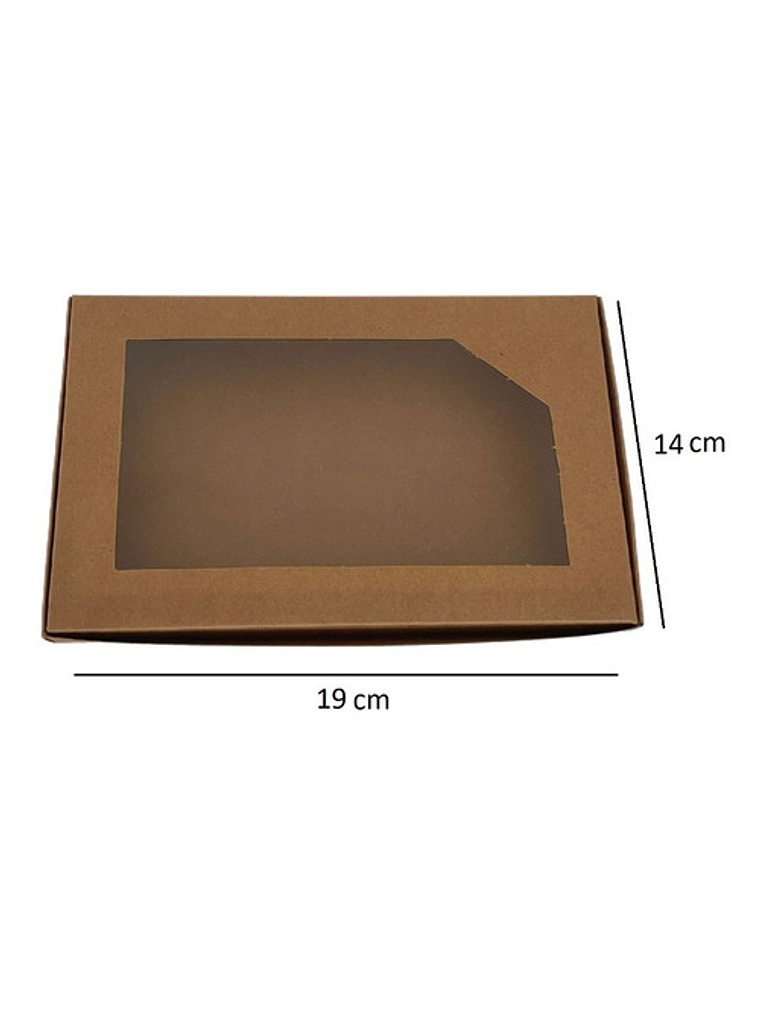 5 Cajas De Cartón Kraft Multiuso Autoarmables  19x14x4 N°6 1