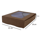 5 Cajas De Cartón Kraft Multiuso Autoarmables  19x14x4 N°6 2