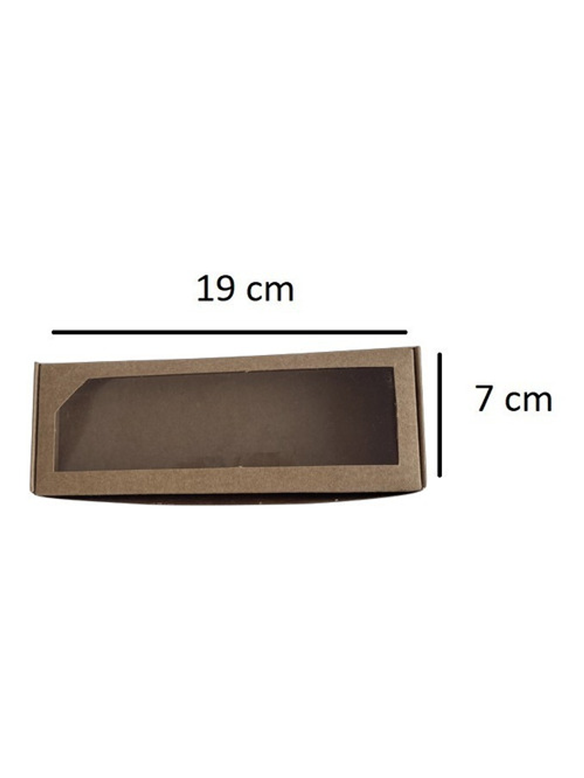 5 Cajas De Cartón Kraft Multiuso Autoarmable 19x7x3cm  N°3 1