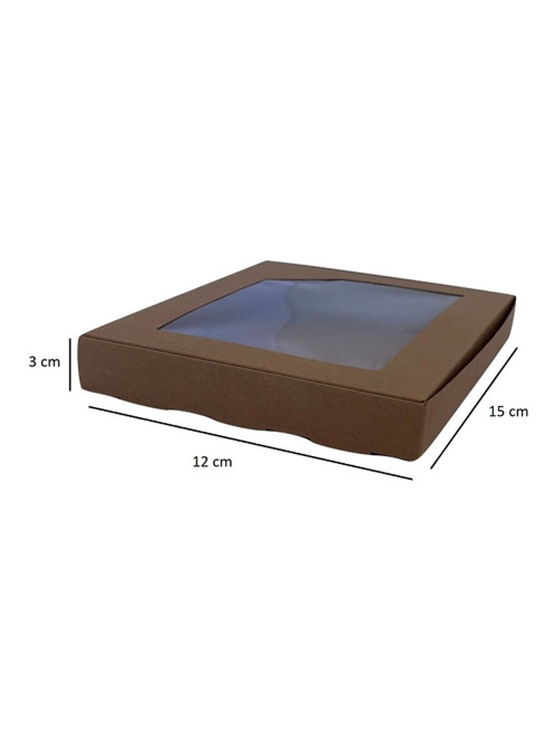 5 Cajas De Cartón Kraft Multiuso Autoarmable 15x12x3cm  N°4 2