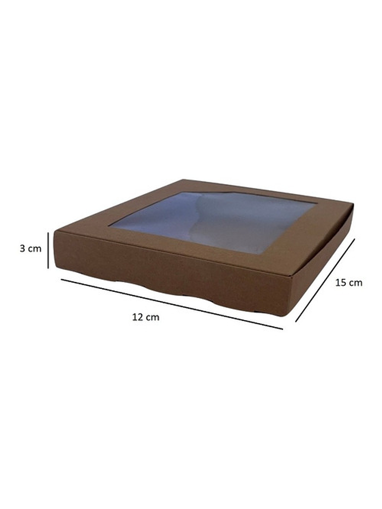 5 Cajas De Cartón Kraft Multiuso Autoarmable 15x12x3cm  N°4 2