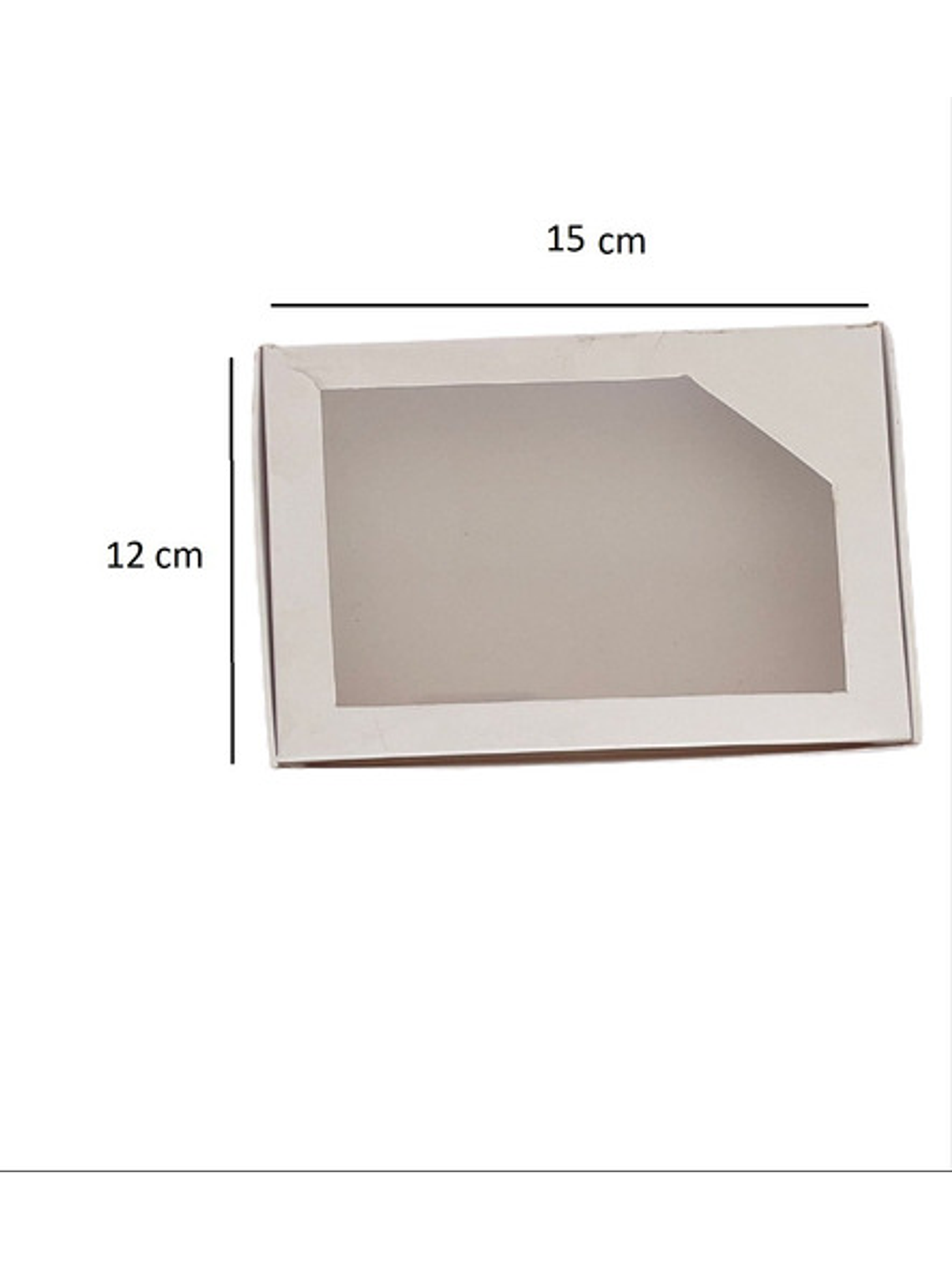 5 Cajas Cartón Blanca Multiuso Autoarmables 15x12x3cm N°4b 1