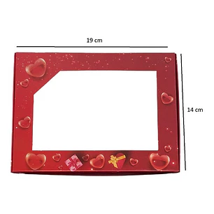 10 Cajas Desayuno Fines Varios San Valentín 19x14x4cm N°6a