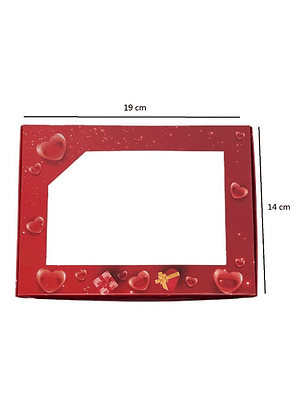 10 Cajas Desayuno Fines Varios San Valentín 19x14x4cm N°6a