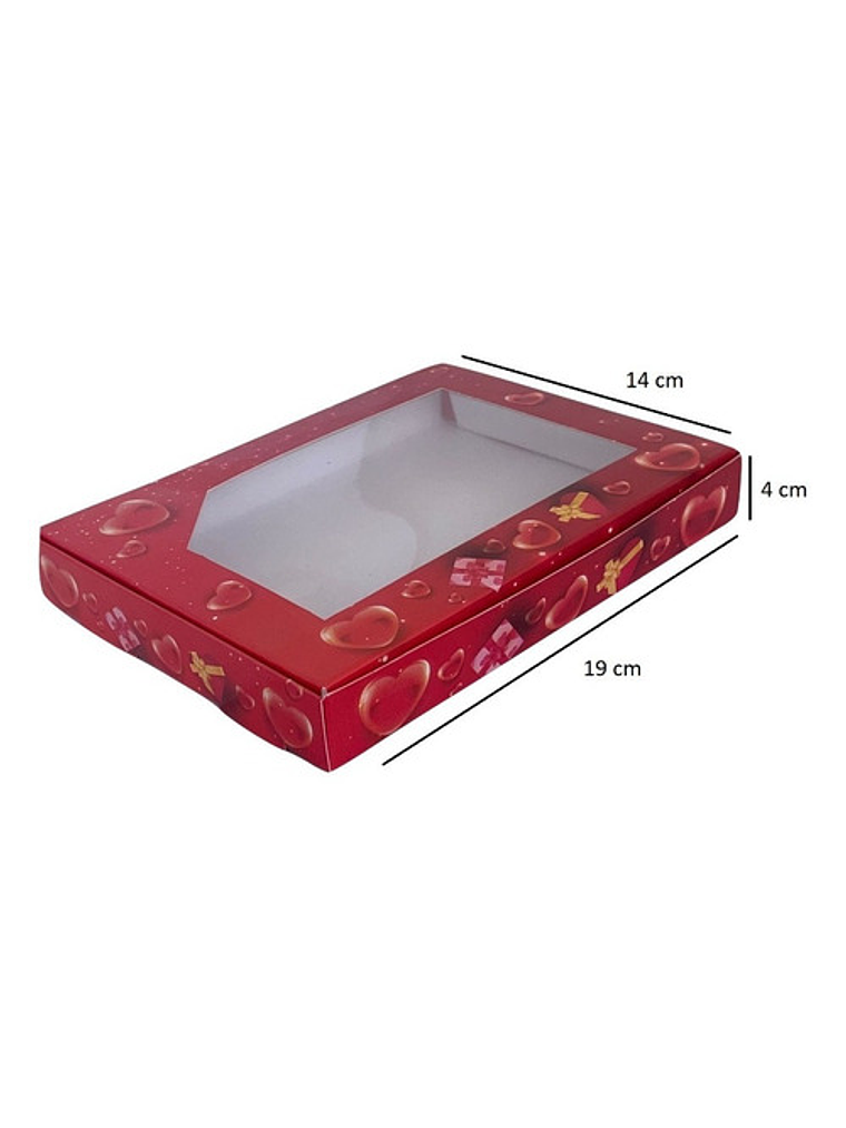 10 Cajas Desayuno Fines Varios San Valentín 19x14x4cm N°6a 2