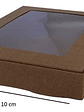 5 Cajas De Cartón Kraft Multiuso Autoarmables 20x10x3cm N°14 - Miniatura 1