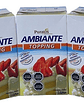 3 Cremas Chantilly Vegetal Puratos Ambiante Sin Lactosa 1 Lt - Miniatura 1