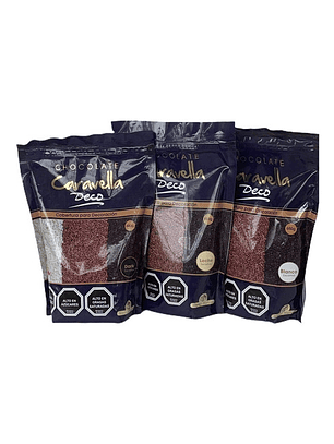 Pack 3 Coberturas De Chocolate Deco Escamas 650grs