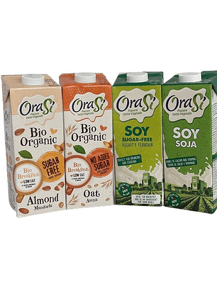 Pack 4 Leches Vegetal Orasí 1 Lt