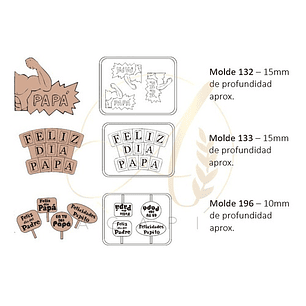 Moldes Para Chocolates Formas Diversas Día Del Padre