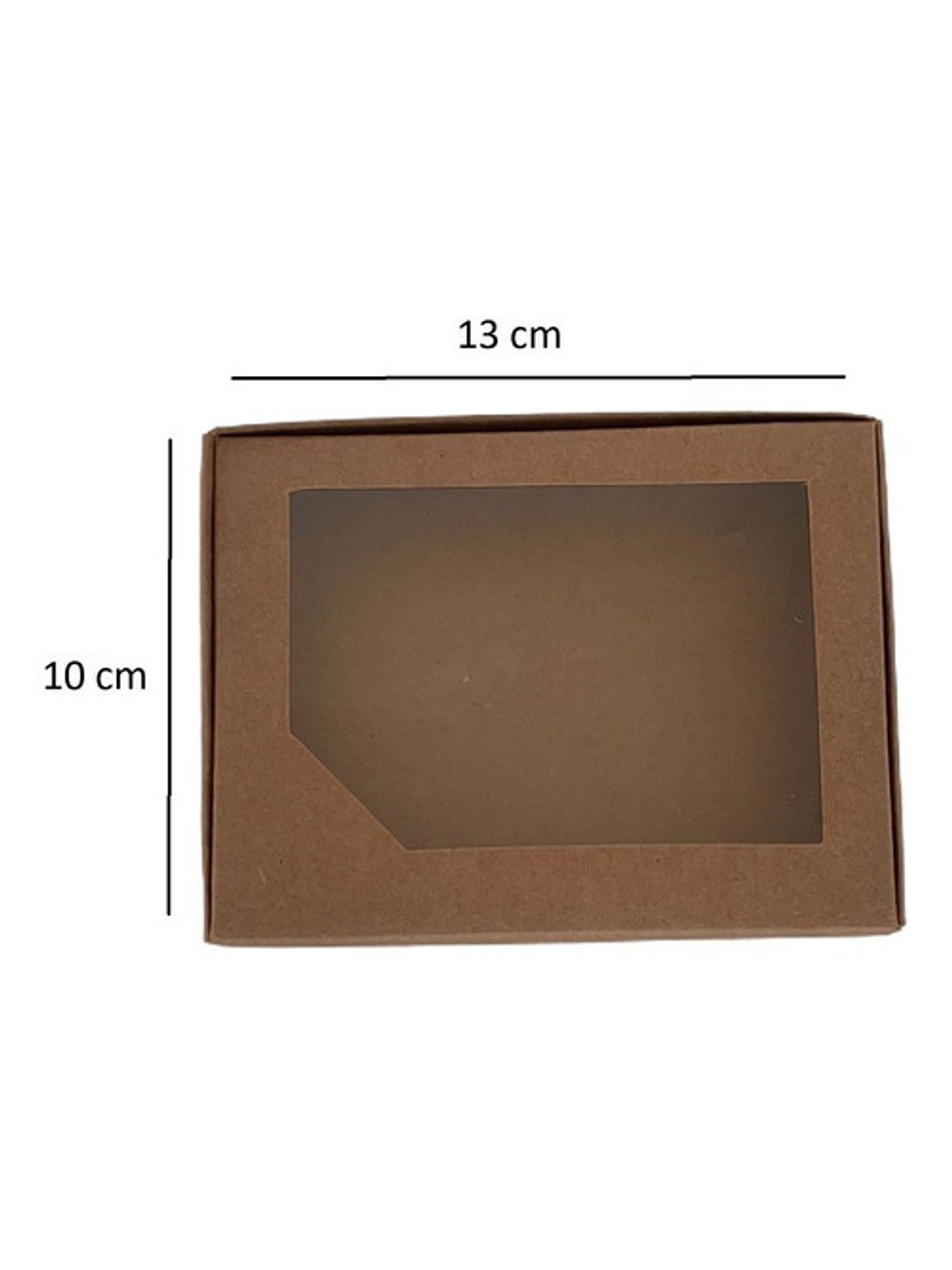 5 Cajas De Cartón Kraft Multiuso Autoarmable 13x10x3cm N°13 1