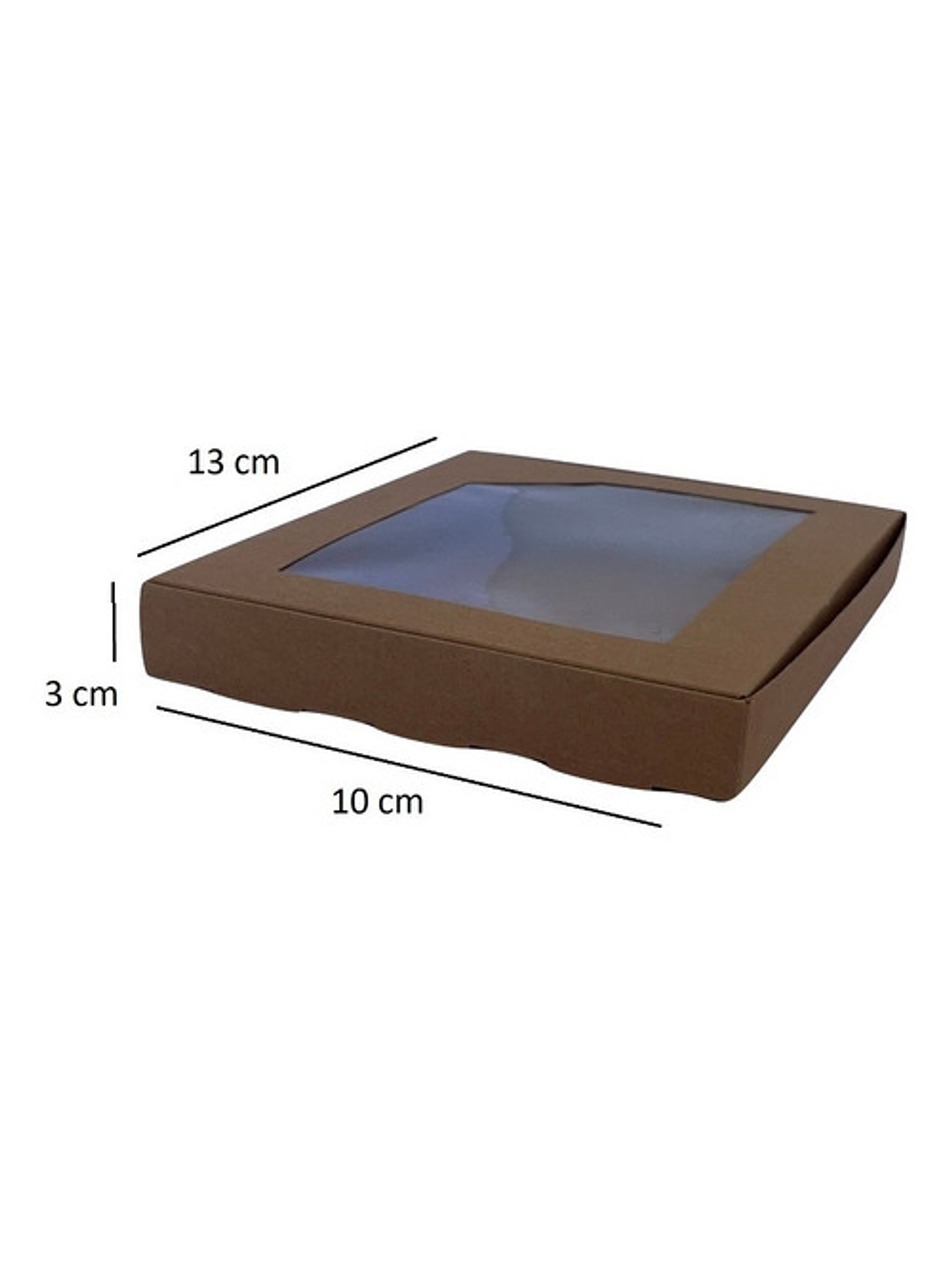 5 Cajas De Cartón Kraft Multiuso Autoarmable 13x10x3cm N°13 2