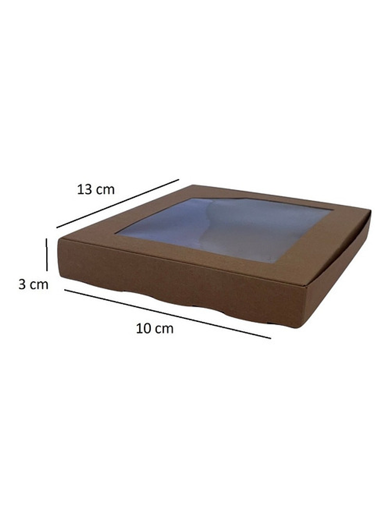 5 Cajas De Cartón Kraft Multiuso Autoarmable 13x10x3cm N°13 2