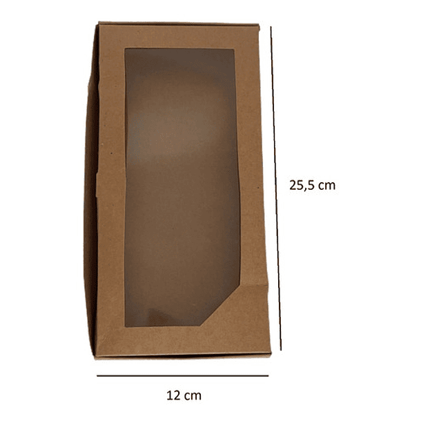 5 Cajas Cartón Kraft Multiuso Autoarmable 25,5x12x3cm N°8 1