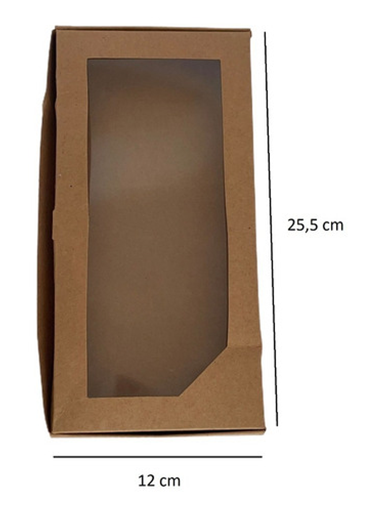 5 Cajas Cartón Kraft Multiuso Autoarmable 25,5x12x3cm N°8 1