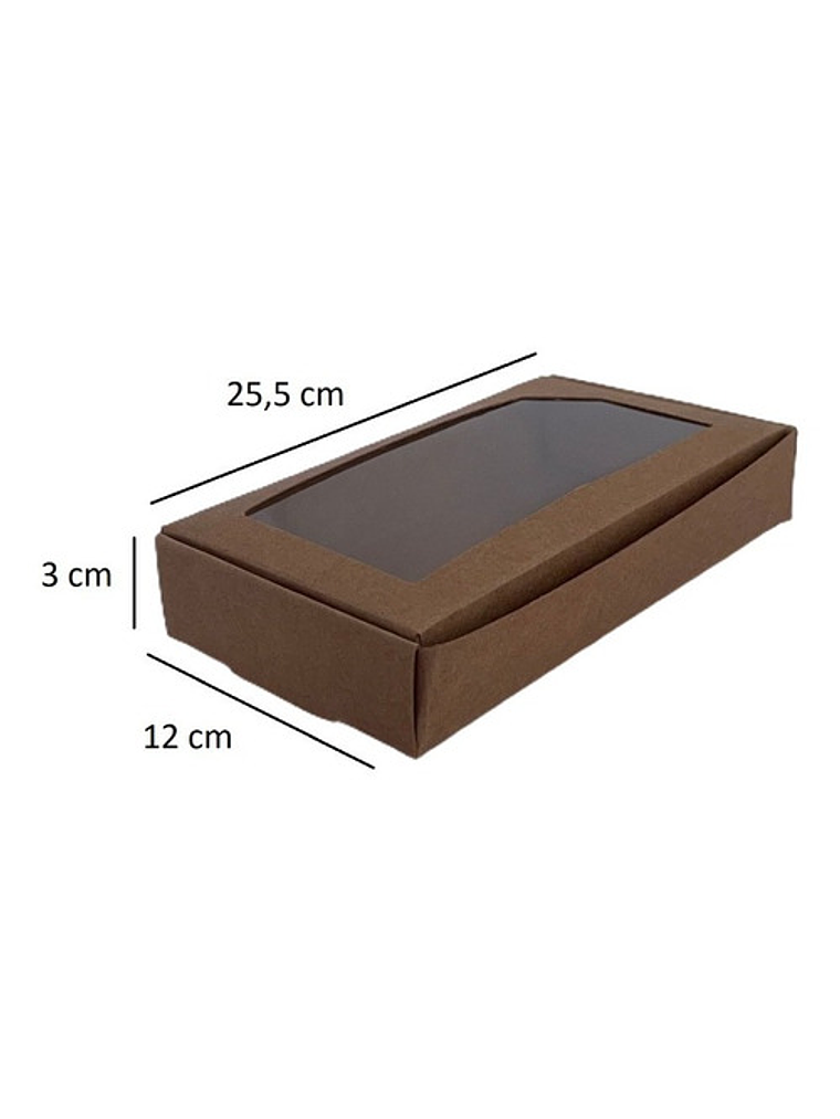 5 Cajas Cartón Kraft Multiuso Autoarmable 25,5x12x3cm N°8 2