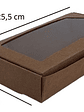5 Cajas Cartón Kraft Multiuso Autoarmable 25,5x12x3cm N°8 - Miniatura 2