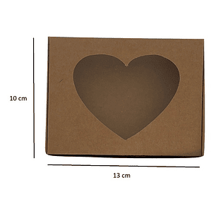 5 Cajas Cartón Kraft Multiuso Autoarmable 13x10x3 N°13c