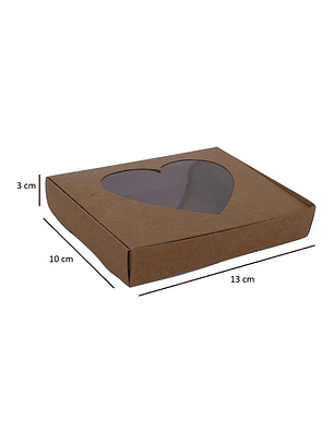 5 Cajas Cartón Kraft Multiuso Autoarmable 13x10x3 N°13c