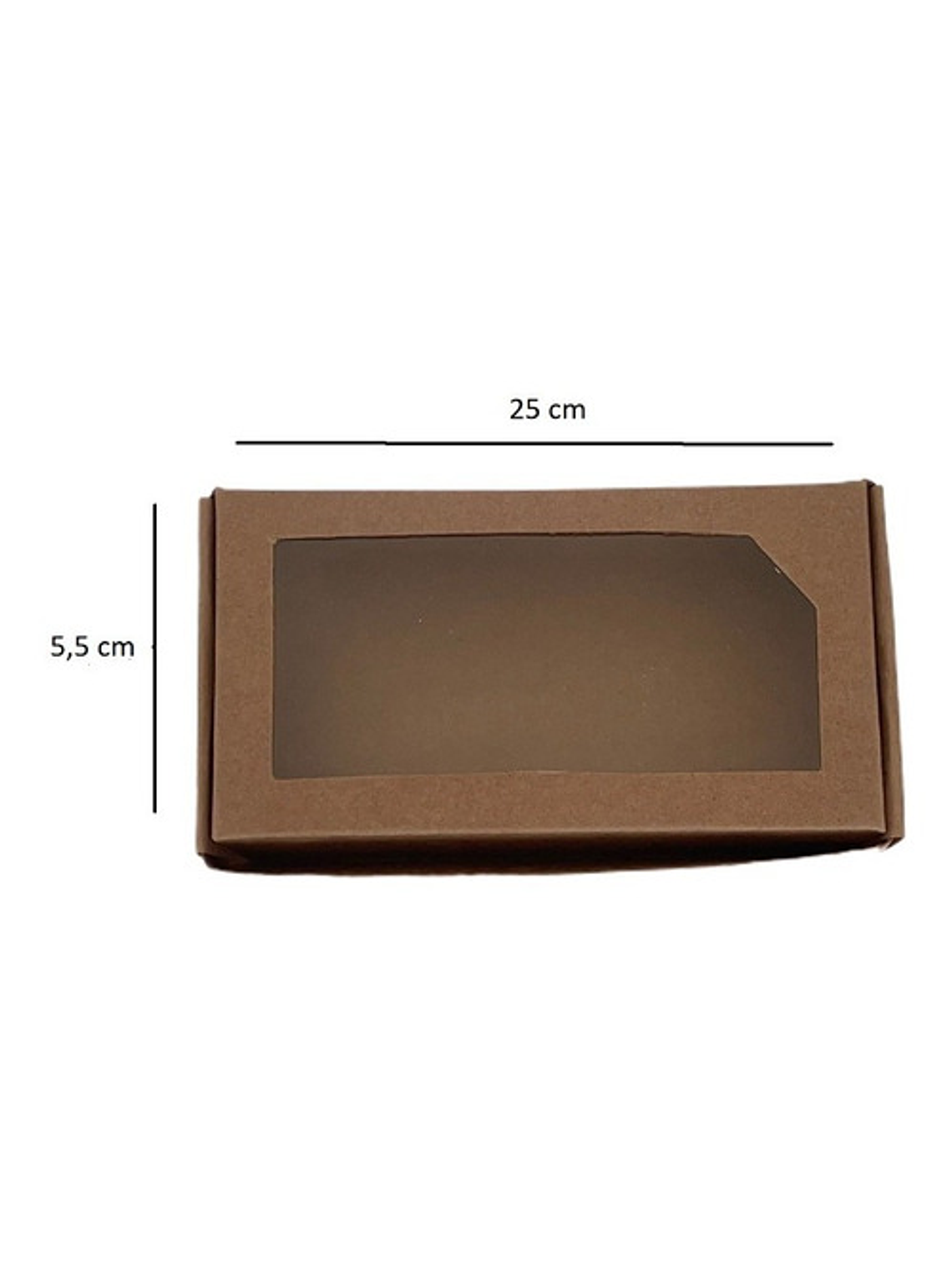 5 Cajas Cartón Kraft Multiuso Autoarmable 23x5,5x3cm N°15 1