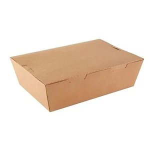 10 Unidades Caja Cartón Kraft 1600 Ml