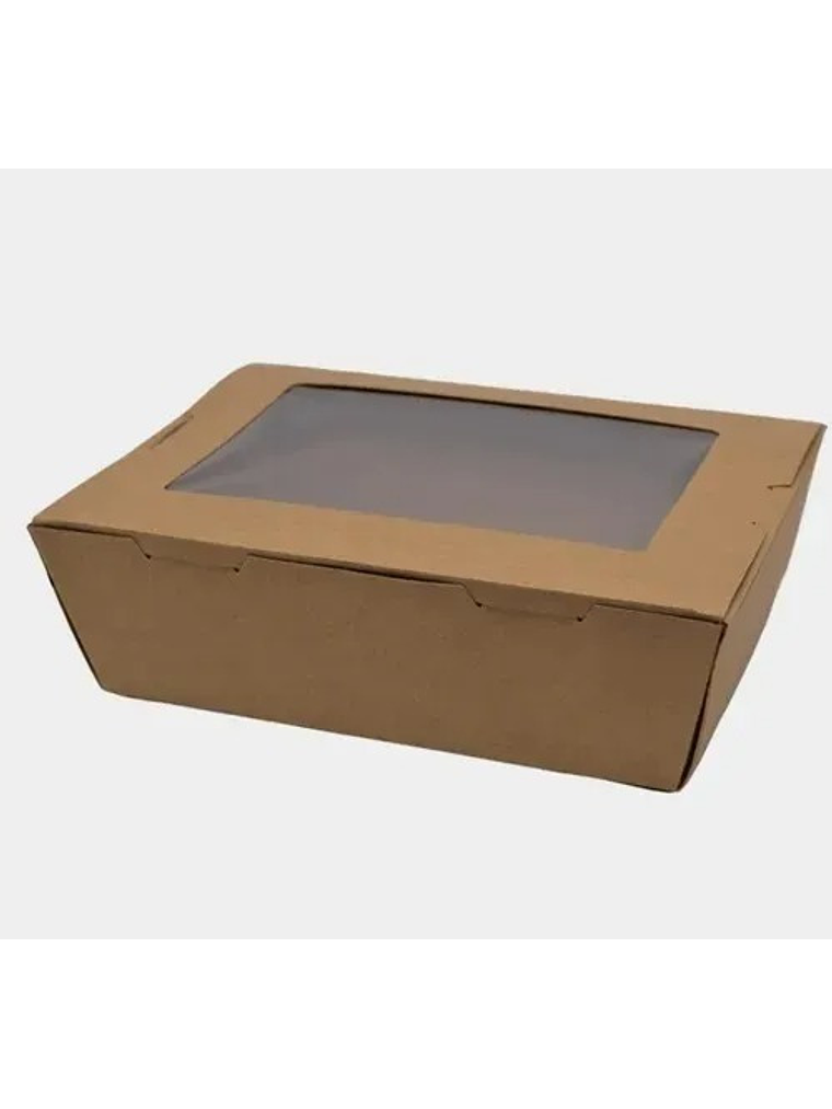 10 Unidades Caja Cartón Kraft 1600 Ml 3