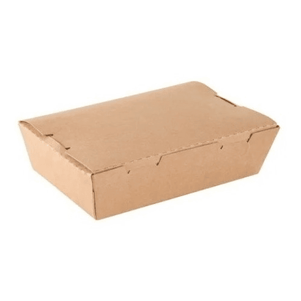 10 Unidades Caja Cartón Kraft 900 Ml 1