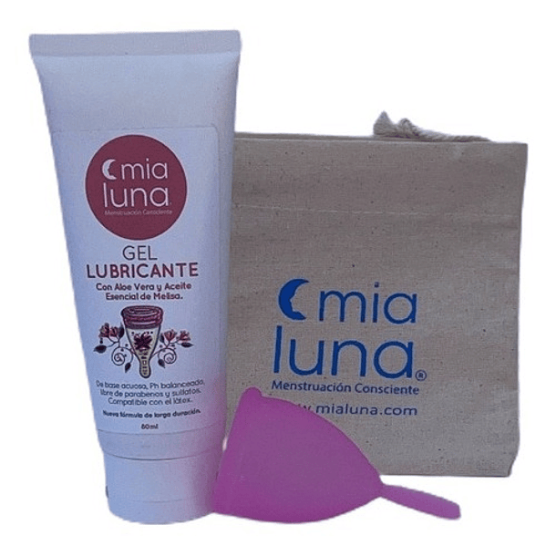Copa Menstrual Mia Luna Y Gel Lubricante 9
