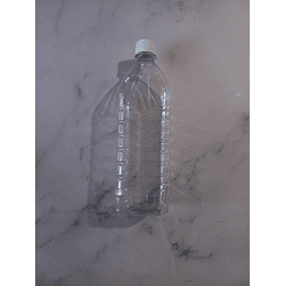 Pack 6 Botellas De Plástico Con Tapa 1 L