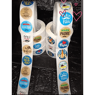 Sticker o Etiqueta Para Alfajor Día Del Padre X 100 Unidades Diseños