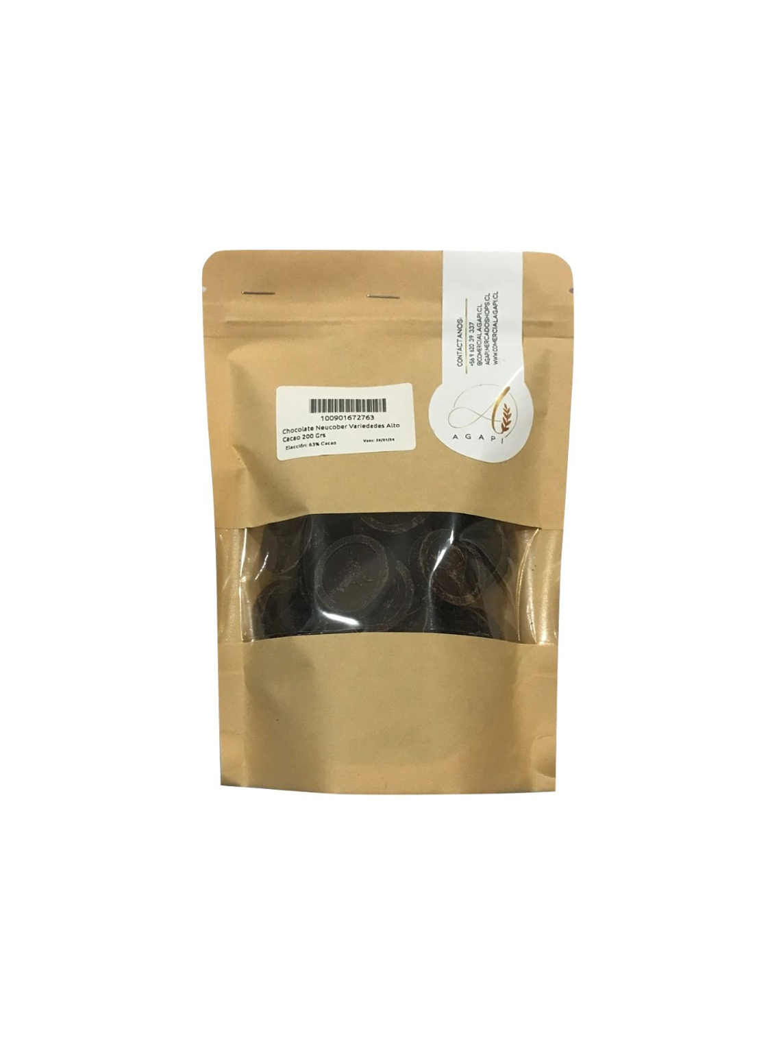 Chocolate Neucober Variedades Alto Cacao 200 Grs 1