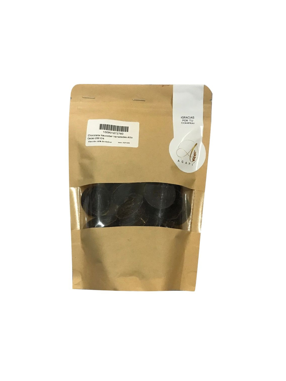 Chocolate Neucober Variedades Alto Cacao 200 Grs 5