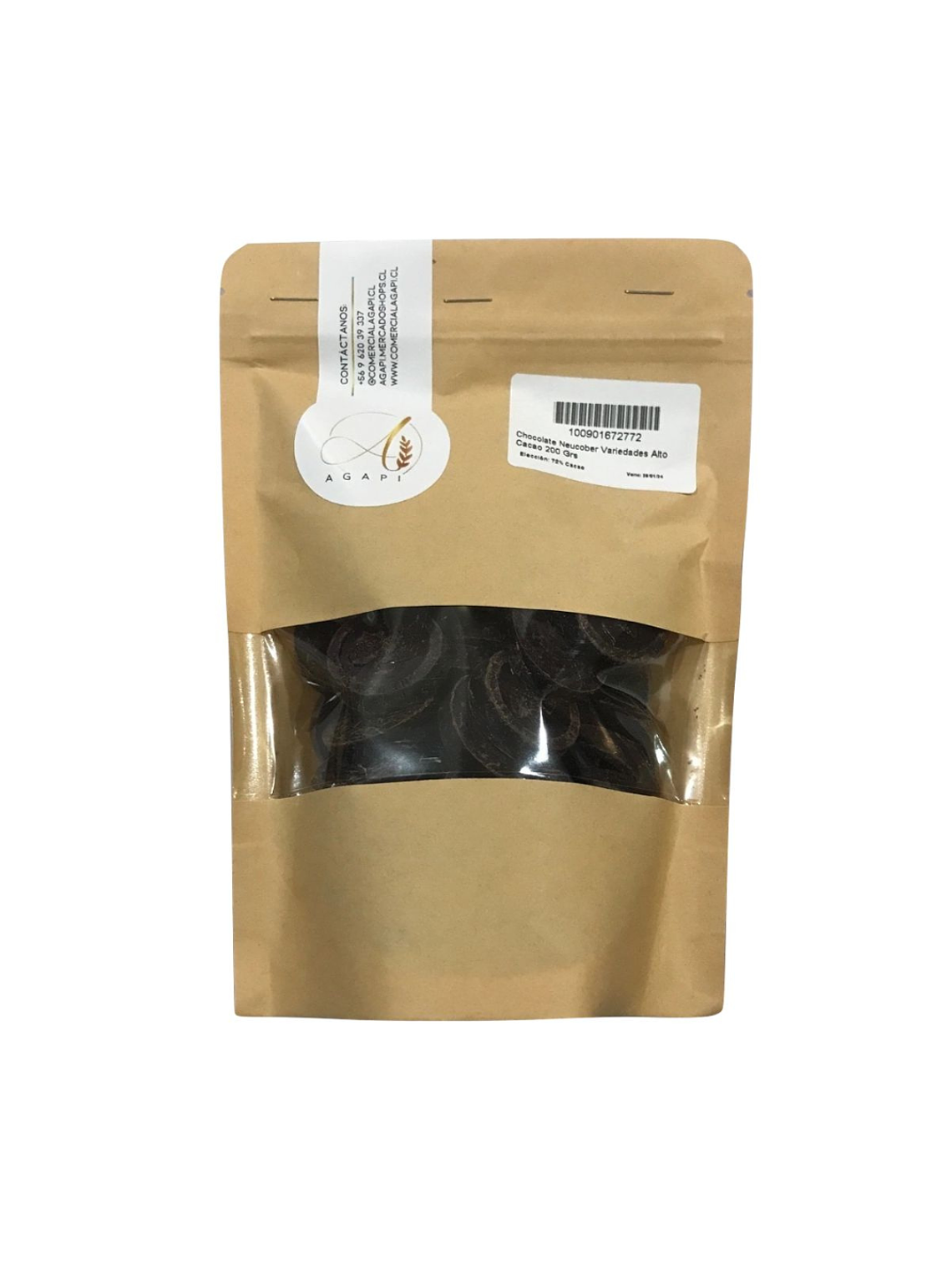 Chocolate Neucober Variedades Alto Cacao 200 Grs 9