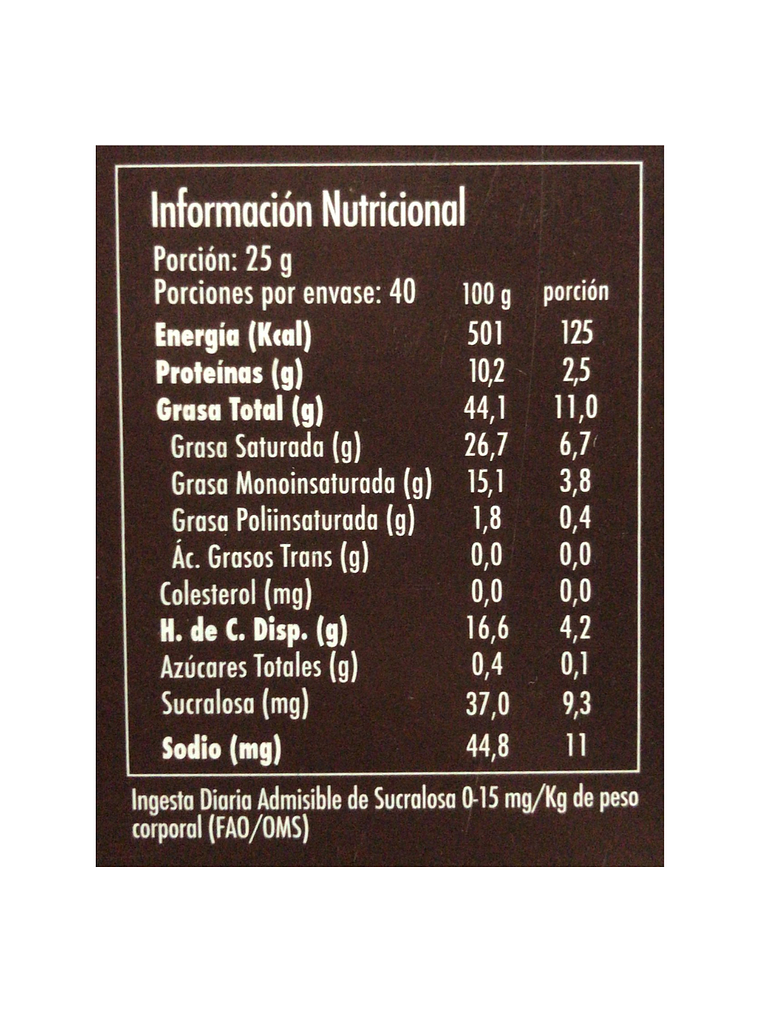 Chocolate Neucober Variedades Alto Cacao 200 Grs 15