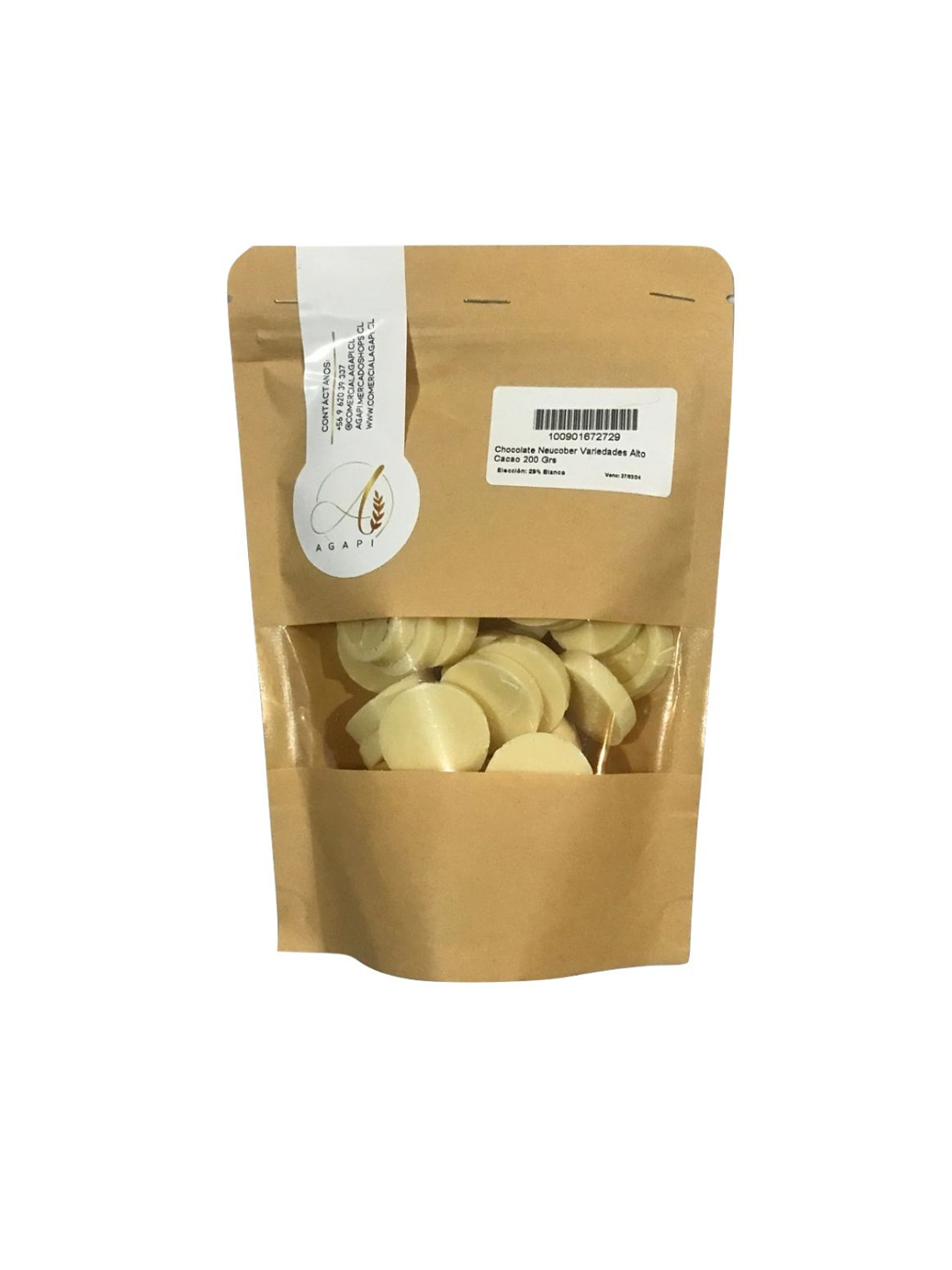 Chocolate Neucober Variedades Alto Cacao 200 Grs 17