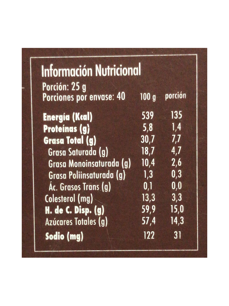 Chocolate Neucober Variedades Alto Cacao 200 Grs 19