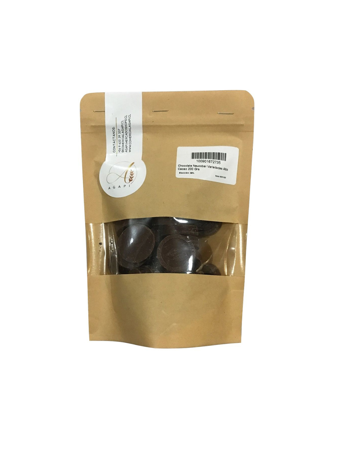 Chocolate Neucober Variedades Alto Cacao 200 Grs 21