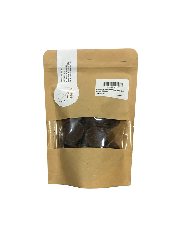 Chocolate Neucober Variedades Alto Cacao 200 Grs 21
