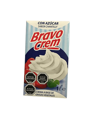 Crema Chantilly Bravo Crem 1 Litro