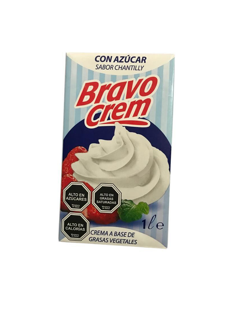 Crema Chantilly Bravo Crem 1 Litro 1