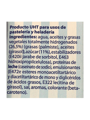 Crema Chantilly Bravo Crem 1 Litro