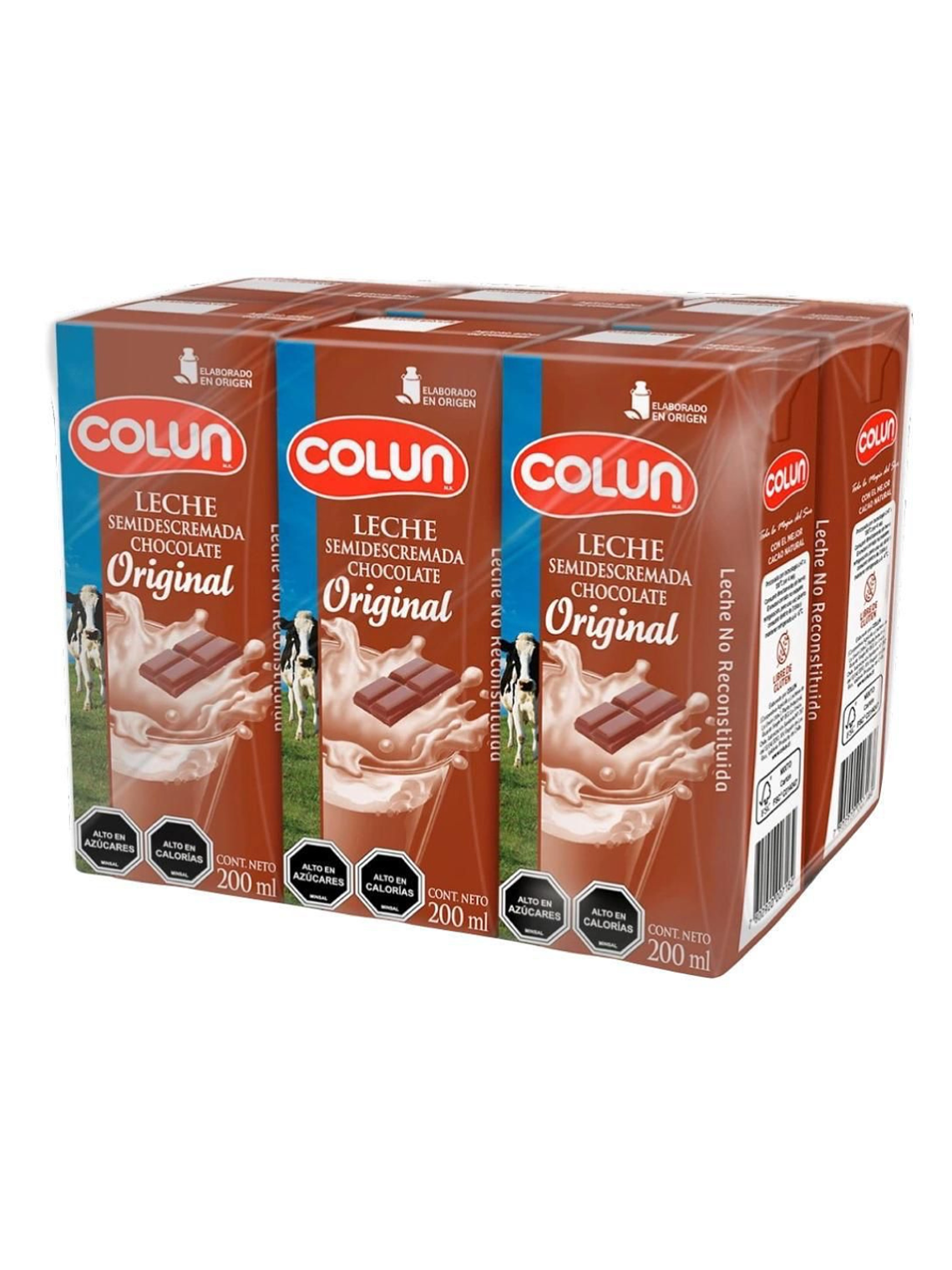 6 Leches Colun Original Chocolate 200 Ml 1