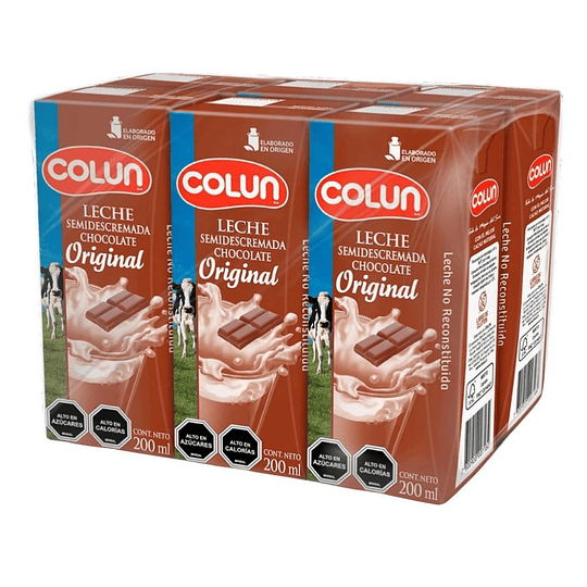 6 Leches Colun Original Chocolate 200 Ml