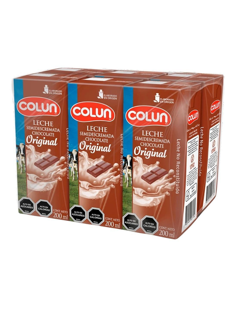 6 Leches Colun Original Chocolate 200 Ml 1