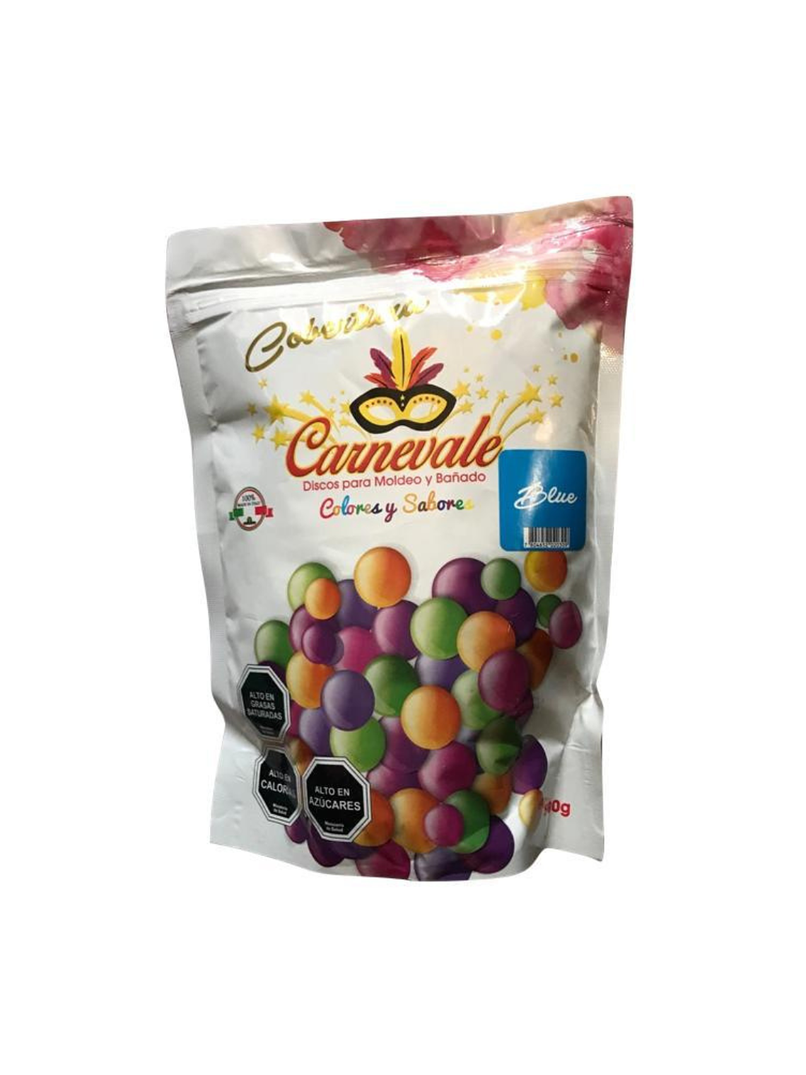Cobertura Chocolate Carnevale Color Y Sabor Blue 500 Gra 1