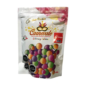 Cobertura Chocolate Carnevale Color Y Sabor Naranjo 500 Grs