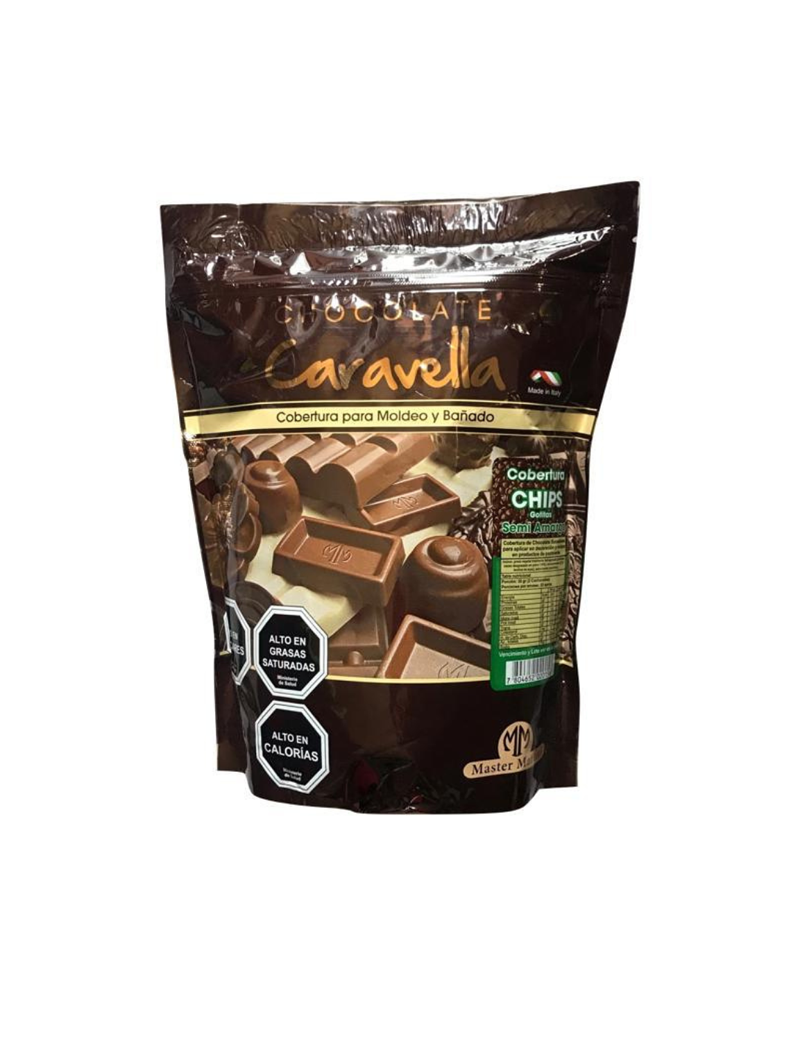 Chocolate Chips Caravella Semiamargo 1 Kg 2