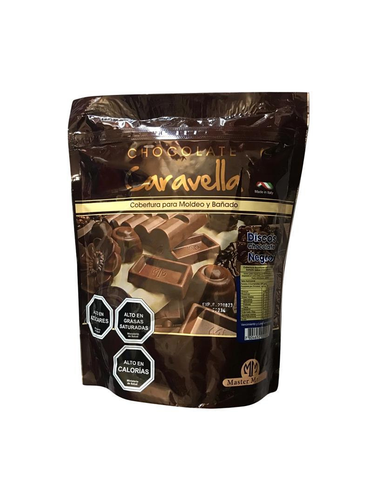Cobertura De Chocolate Caravella Negro 1 kg 2